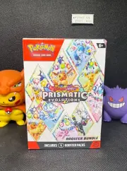 Pokémon TCG Scarlet & Violet Prismatic Evolutions Booster Bundle: Factory Sealed