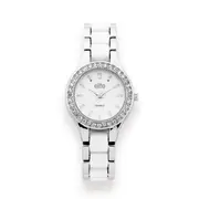 Elite Ladies Watch in White