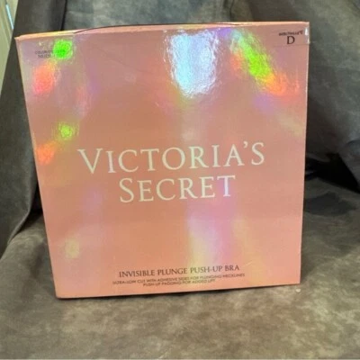 Victoria's Secret Pink Invisible Plunge Push-Up Bra D cup