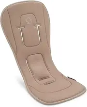 Dual Comfort Seat Liner for pushchairs, All-Season Comfort, Improved Fit, Compatible with All Bugaboo Strollers, Reversible, Super Soft 3D Mesh, Dune Taupe