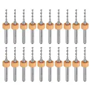 20pcs Micro PCB Drill Bits 1.55mm Tungsten Steel for CNC Engraving