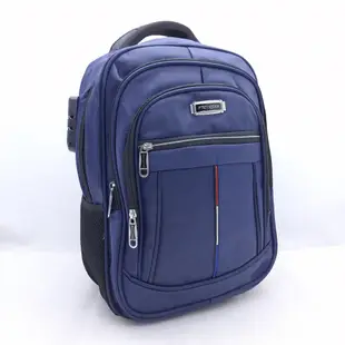 Polo Bag AIDEN 帆布面料 4室16寸數字鎖 USB進口筆記本電腦雙肩包 POLO帆布防水16寸數字鎖4室書