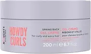 Noughty 97% Natural Howdy Curls Spring Back Gel Creme, Formulated for Curly and Wavy Hair, with Sea Kelp and Wheat Bran Extract 200ml