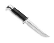 Buck Pathfinder Black Handle Fixed Blade Hunting Knife 105BKS