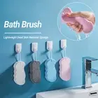 Bath Brush Thick Flexible Exfoliating Cleaning Shower Sponge Lightweight