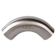 90 deg Elbow | Weld 1.5 (1 1/2) inch w/ Tangent - Sanitary SS304