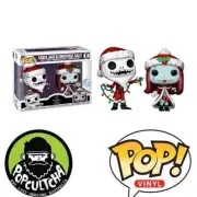 TNBC - Jack & Sally 30th Anniversary Diamond Glitter Pop! Vinyl 2-Pack "New"