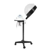 Salon Spa Hair Steamer Rolling Stand Hooded Hair Coloring Perming Conditioning Steamer