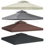 3x3m Gazebo Marquee Pergola Replacement 2Tier Top Cover Roof Rooftop Canopy