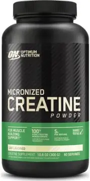 Optimum Nutrition Micronized Creatine Monohydrate Powder, Unflavored, Keto 60