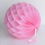 Pink Paper Honeycomb Ball