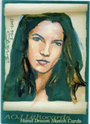 ACEO Sketch Card Cordelia Buffy the Vampire Slayer Hand-Drawn Jonathan D Gordon