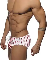 [Generic] Big and Tall Swim Trunks Men's Sexy Comfortable Swimwear Underpants Bodybuild Gradient Trunks Beach Swimming Shorts Elastic Boxer Swimwear Pant Man Swimsuit Short