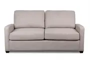 Nathan Double Upholstered Fabric Sofa Bed Lounge Couch With Memory Mattress Foam- Nouget
