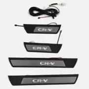 Led Lamp Car Door Sill Plate Guard Protector Cover For Honda CR-V CRV 2023-2025