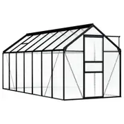 Greenhouse Anthracite Aluminium 8.17 m� vidaXL