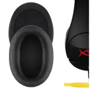 Geekria Ear Pads for HyperX Cloud Flight, Cloud Flight S Headphones (Black)