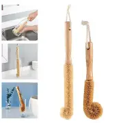Coconut Fibers Brush Portable Cup Cleaner Brush for Coffee Mugs Glasses Cups