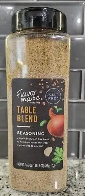 FLAVOR MATE BY GEL SPICE TABLE BLEND SEASONING SPICE NET WT 16.5 OZ (1 LB .5 OZ)