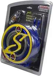 4-Gauge Copper Amplifier Wiring Kit, 1200 Watt Sub Wiring Kit, Complete Amp Wiri