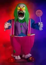 Animatronic Crazy Killer Clown Decoration