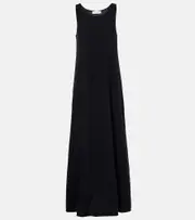 [Extreme Cashmere] Extreme Cashmere N°386 Elisa Short cashmere maxi dress One Size black
