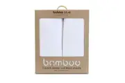 2pc Bubba Blue Soft Jersey Bedside Sleeper Baby/Newborn Fitted Bedding Sheets