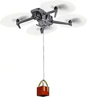 Drone Drop Release Airdrop Device for Mavic 3/Mavic 3 Classic Night Lights and Landing Gear Legs 3 in 1, Delivery Device Wedding Drone Bait Release Compatible with Gopro 3