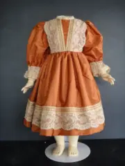 Dress Silk Doll Old Or Modern Of 48-51 CM - jumeau Bru Steiner
