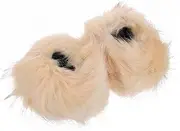 [TINEASUR] Versatile Faux Fur Wrist Cuffs Arm Sleeves Fluffy Arm Warmers Wrist Bands for Winter Elastic