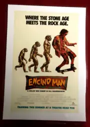 Encino Man Brendan Fraser Original Movie Print Ad. Laminated