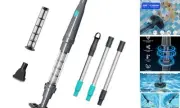 Handheld Spa Hot Tub Vacuum- Cordless Small Above Ground Pool Cleaner with 2