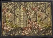 The Woods Camouflage Camo Sherpa Pet Blanket-Throw 29"x40"