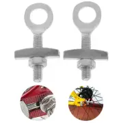 2PCS Fixed Gear Bicycle Chain Adjust Bolt Commuting Bike Chain Tensione-RR