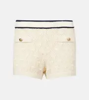 [Frame] Frame Rookie open-knit shorts AU 6 white