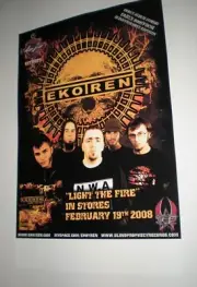 Poster - EKOTREN light the fire / the band e