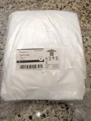 Cardinal Health Lab Coat Disposable White 10 Pack size S C3660WHSK