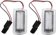 Pasotim 4X White Red Car Led Door Courtesy Light for Wish Prius Alphard Estima for Is250 Rx350