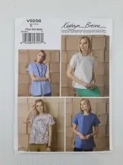 Vogue Sewing Pattern 9256 V9256 Fitted Tops 4 styles Pattern Size XS-M NEW