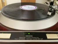 在飛比找Yahoo!奇摩拍賣優惠-Denon DP-37F 日本天龍全自動直驅黑膠唱盤Auto