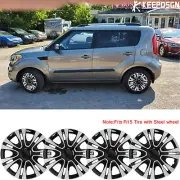 For Kia Soul 15" set of 4 Wheel Rims Cover Snap On Hubcaps Fit R15 Steel Wheel (for: Kia)
