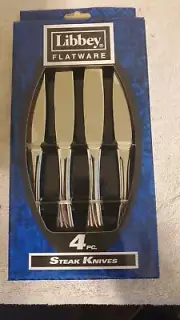 Libby Flatware Steak Knive Set 4pc