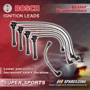 Bosch Super Sports Ignition Leads for Mitsubishi Starwagon WA Triton MK K65 2.4 (for: Mitsubishi)