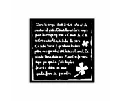 Stamperia Stencil 4.72"x 4.72" - Art of Travelling - Handmade Letter