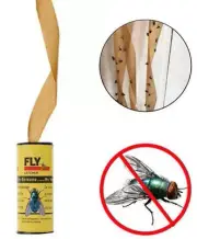 Sticky Fly Trap Paper Insect Bug Catcher Strip Flies Sticker Non Toxic TXK1028