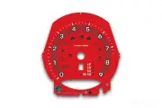 Porsche 991 718 981 Gauge Face Tachometer 9000 RPM PDK Red with Black Ring