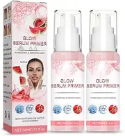 Essence Glow Serum, Essence Glow Serum Primer, Essence Watermelon Glow Serum, Glow Boosting Serum Face Moisturizing Serum (2pcs)