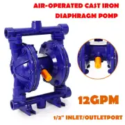 Air-Operated Double Diaphragm Pump Inlet & Outlet Petroleum Fluids 12GPM AU