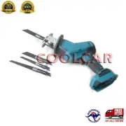 Electric Cordless Reciprocating Saw 4 Blades Cutter Tool For makita 18V Battery