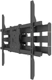 ATDEC Heavy Duty Full Motion Wall Mount, VESA up to 800x600, Max Load 90kg, for 50-100 inch Displays, Black, AD-WM-9080